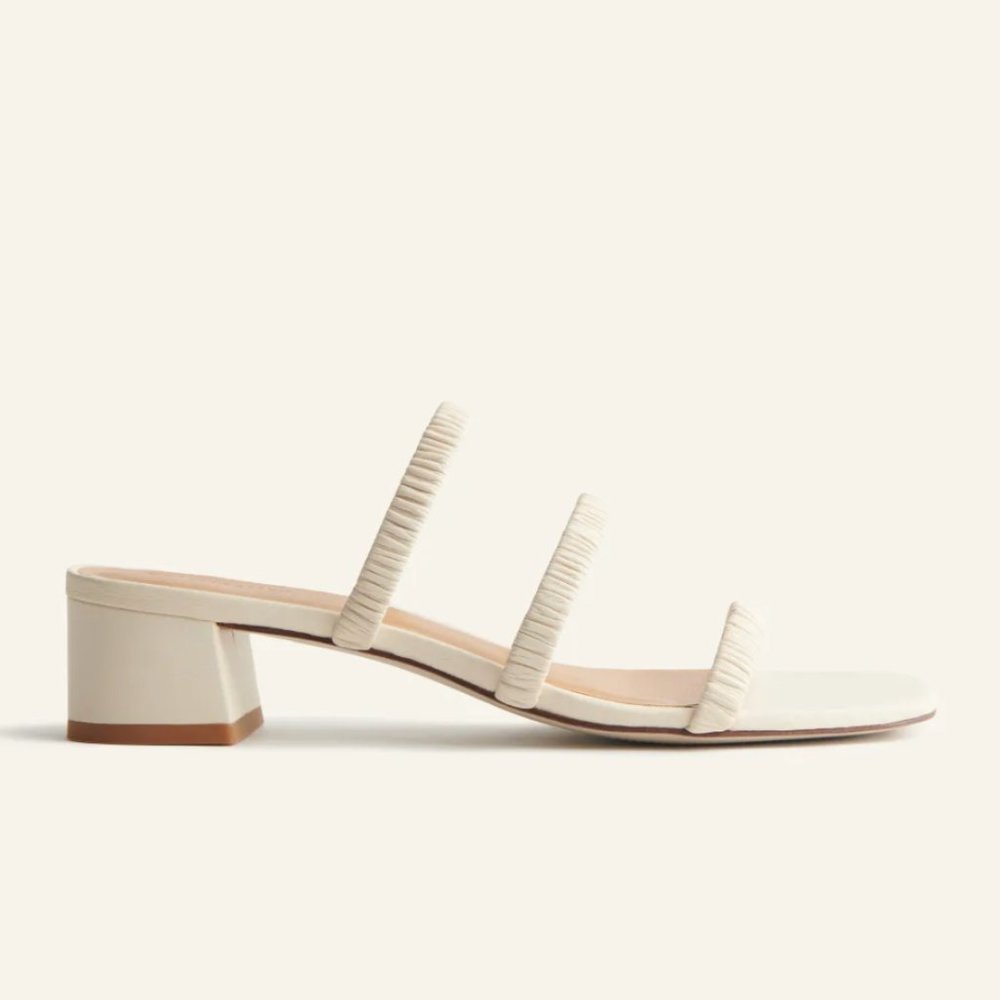 REFORMATION Assunta Strappy Block Heel